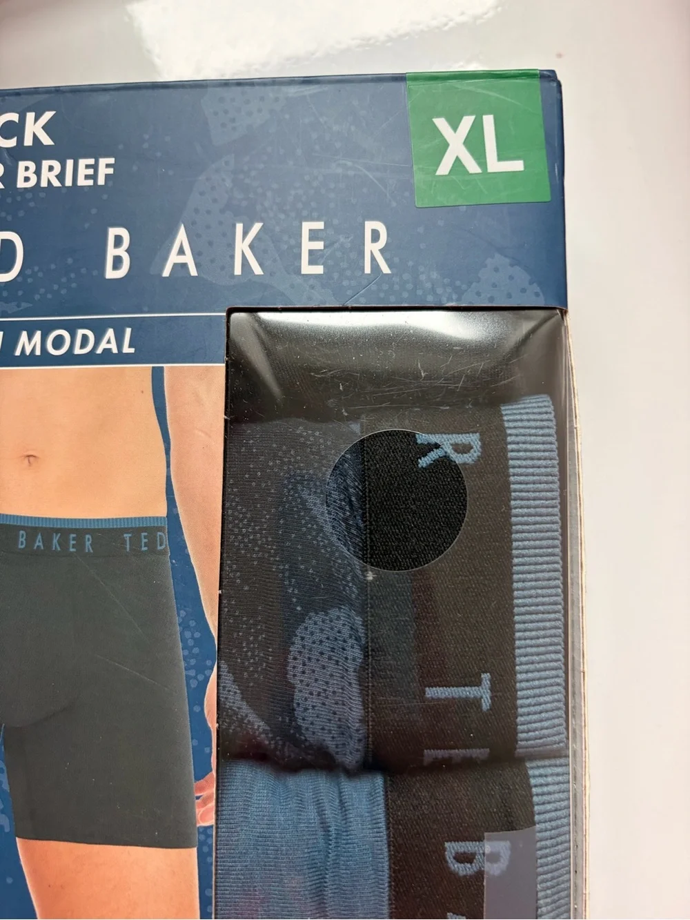 Ted Baker Men's Boxer Briefs - Black & Navy (4 Pack)